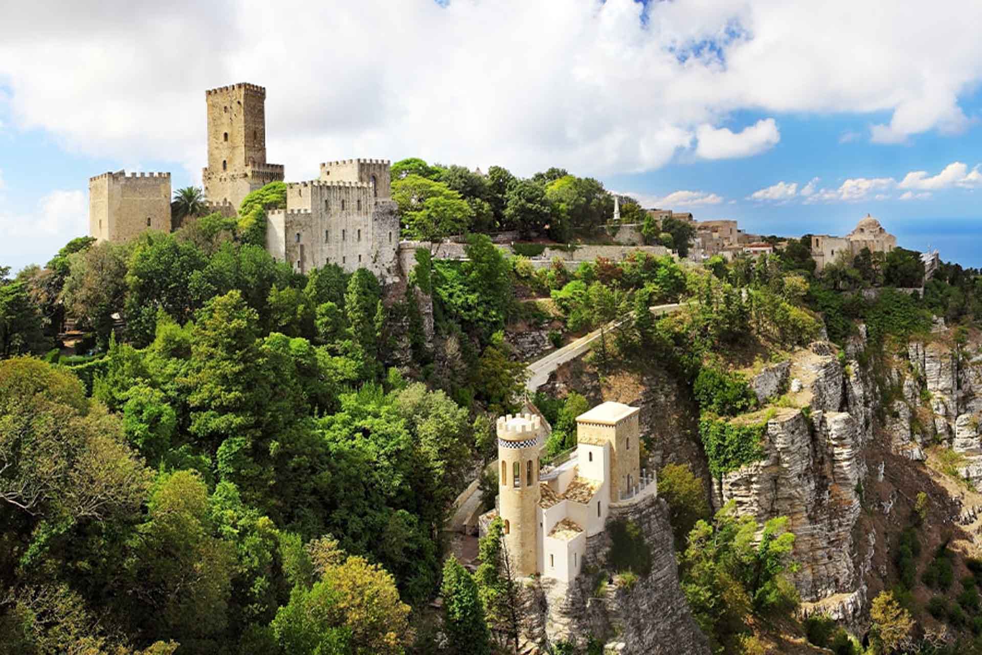 Erice and the salt pans, myth, sea light, and “white gold”